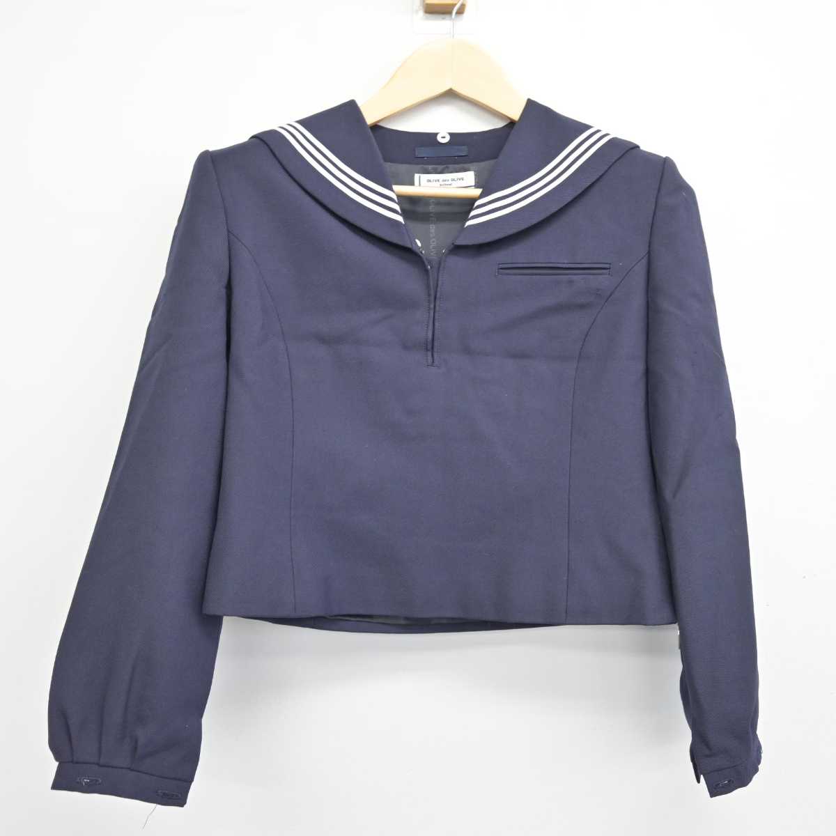 【中古】栃木県 栃木商業高等学校 女子制服 2点 (セーラー服・スカート) sf050758