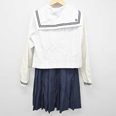 【中古】広島県 尾道東高等学校 女子制服 3点 (セーラー服・スカート) sf050768