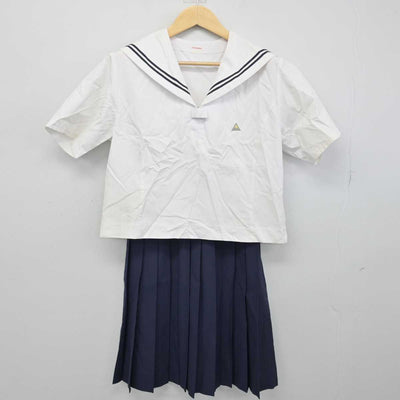 【中古】広島県 尾道東高等学校 女子制服 2点 (セーラー服・スカート) sf050769