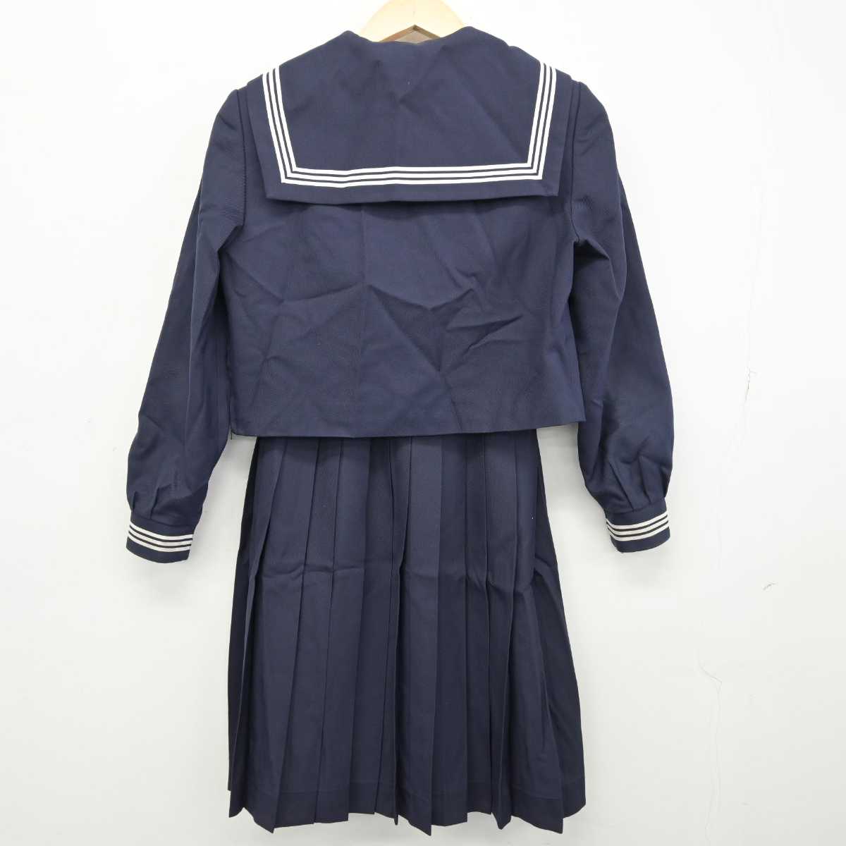 【中古】広島県 高西中学校 女子制服 2点 (セーラー服・スカート) sf050771