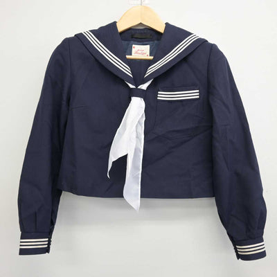 【中古】広島県 高西中学校 女子制服 2点 (セーラー服・スカート) sf050771