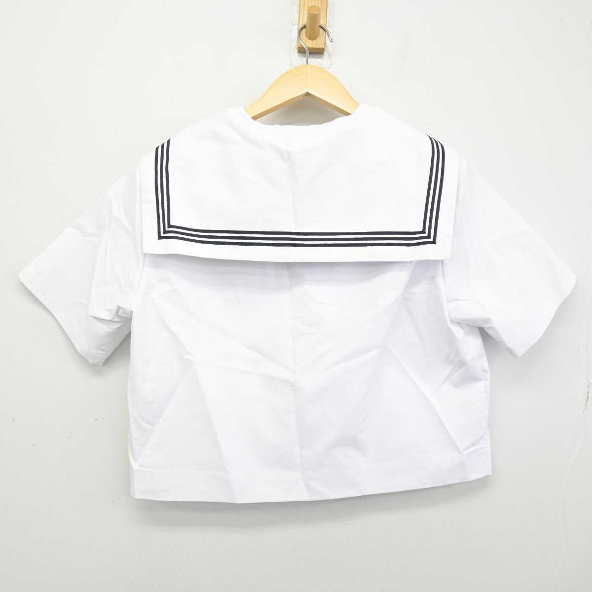 【中古】広島県 高西中学校 女子制服 2点 (セーラー服) sf050772