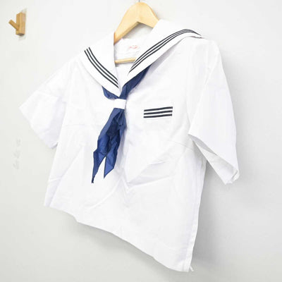 【中古】広島県 高西中学校 女子制服 2点 (セーラー服) sf050772