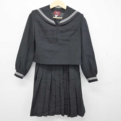 【中古】栃木県 鹿沼高等学校 女子制服 2点 (セーラー服・スカート) sf050776