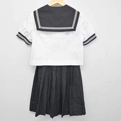 【中古】栃木県 鹿沼高等学校 女子制服 3点 (セーラー服・セーラー服・スカート) sf050777