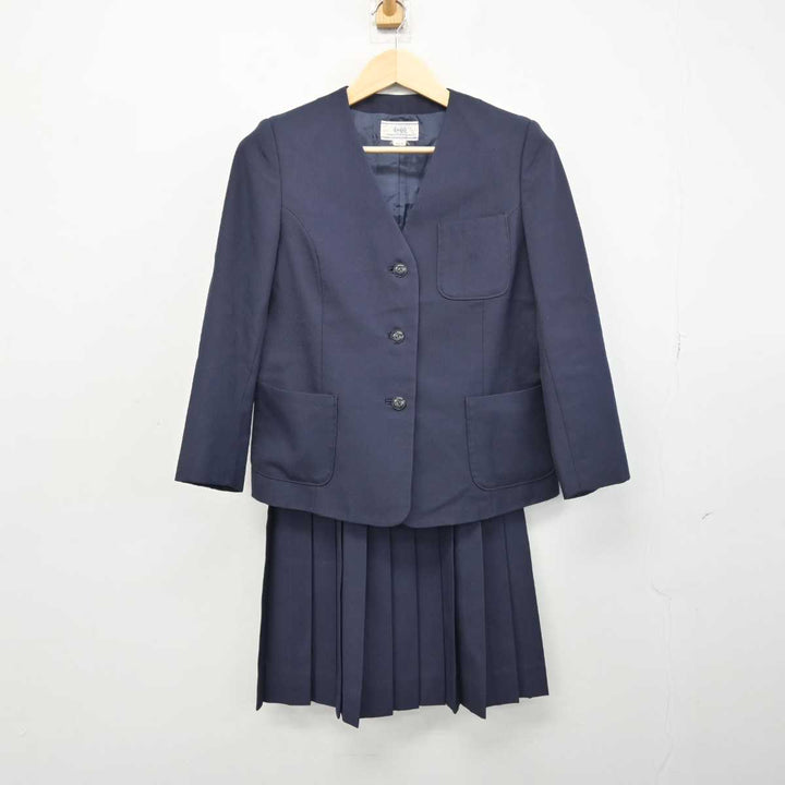 U335/T465(中古)栃木県 日新中学校 女子制服5点 /校章付/M/6号