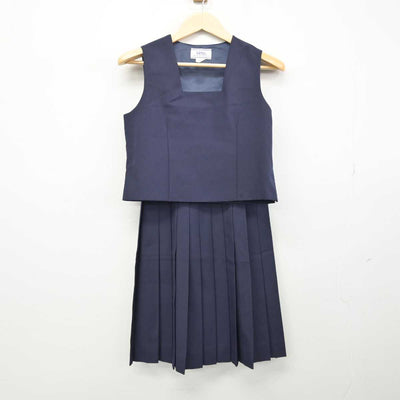 【中古】栃木県 日光市立東中学校 女子制服 3点 (ブレザー・ベスト・スカート) sf050779