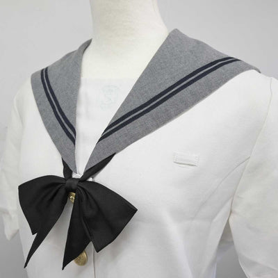 【中古】愛媛県 済美高等学校 女子制服 3点 (セーラー服・スカート) sf050789