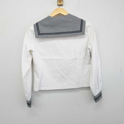 【中古】愛媛県 済美高等学校 女子制服 2点 (ニット・セーラー服) sf050790