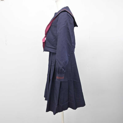 【中古】福岡県 福岡女学院高等学校 女子制服 3点 (セーラー服・ジャンパースカート) sf050795