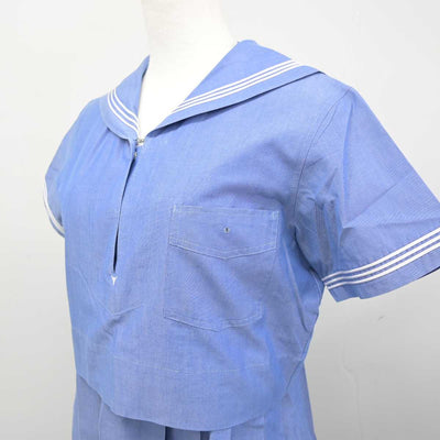 【中古】福岡県 福岡女学院高等学校 女子制服 2点 (セーラー服・ジャンパースカート) sf050796