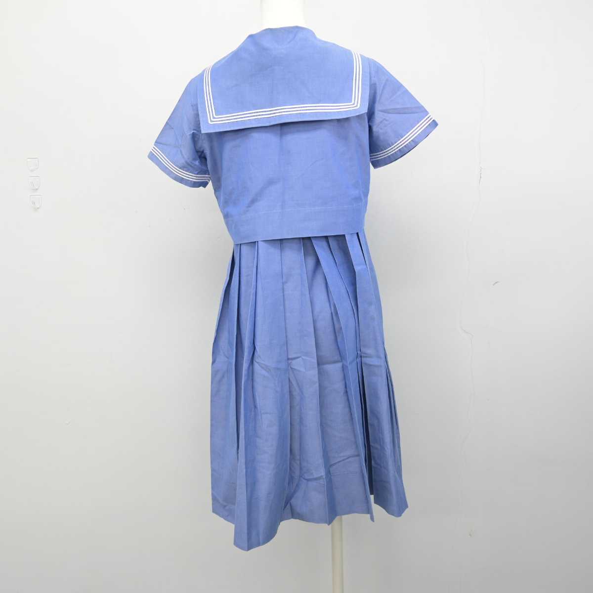 【中古】福岡県 福岡女学院高等学校 女子制服 2点 (セーラー服・ジャンパースカート) sf050796