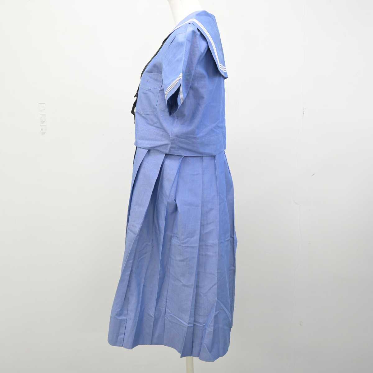 【中古】福岡県 福岡女学院高等学校 女子制服 3点 (セーラー服・ジャンパースカート) sf050797