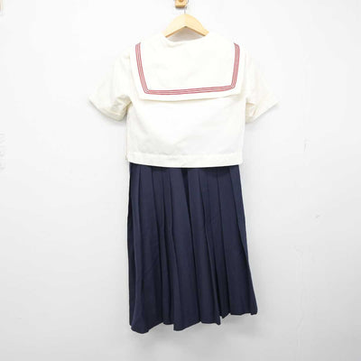 【中古】福岡県 博多女子中学校 女子制服 3点 (セーラー服・セーラー服・ジャンパースカート) sf050799