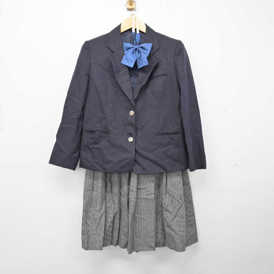 【中古】千葉県 臼井南中学校 女子制服 4点 (ブレザー・スカート) sf050811