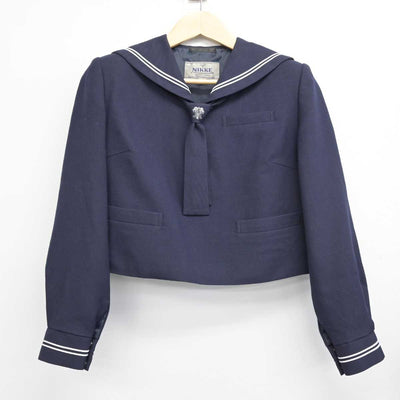 【中古】山形県 山形市立商業高等学校 女子制服 3点 (セーラー服・スカート) sf050826