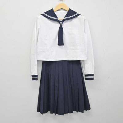 【中古】山形県 山形市立商業高等学校 女子制服 5点 (セーラー服・スカート) sf050827