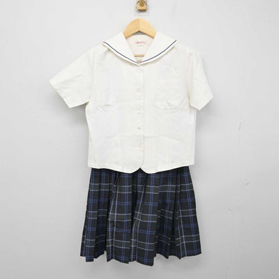 【中古】福岡県 宅峰中学校 女子制服 2点 (セーラー服・スカート) sf050886