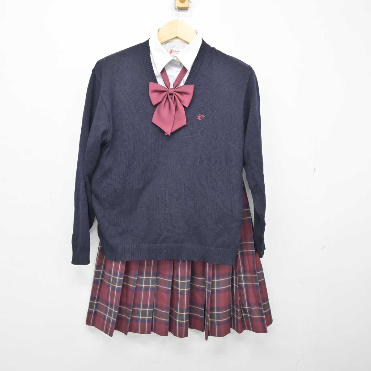 中古】大阪府 豊島高等学校 女子制服 6点 (ブレザー・ニット・シャツ・スカート) sf050897 | 中古制服通販パレイド