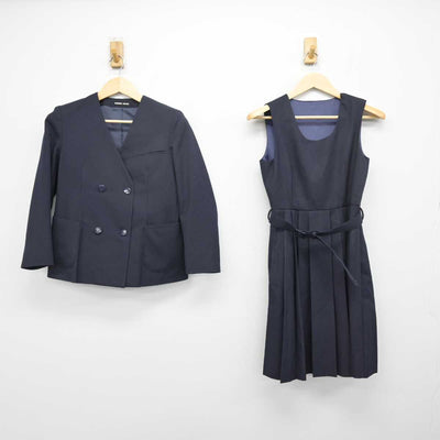 【中古】東京都 小金井第一中学校 女子制服 2点 (ブレザー・ジャンパースカート) sf050900