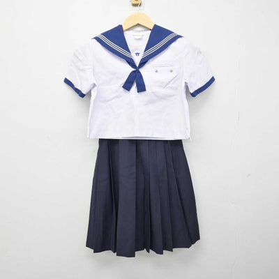 【中古】山梨県 猿橋中学校 女子制服 5点 (セーラー服・スカート) sf050910