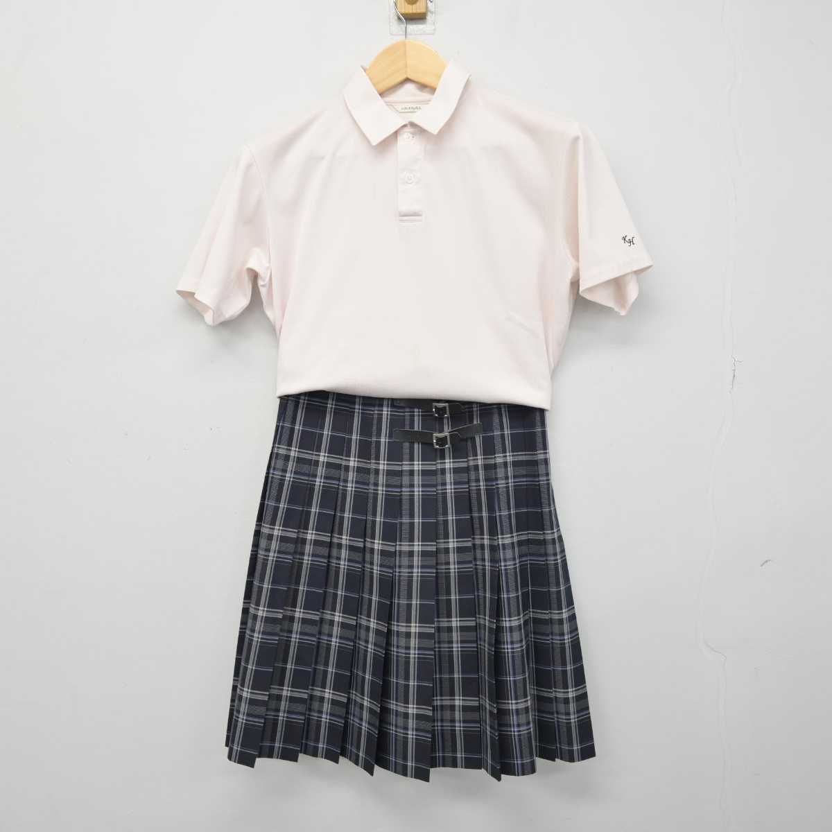 【中古】山梨県 甲府東高等学校 女子制服 3点 (シャツ・シャツ・スカート) sf050914