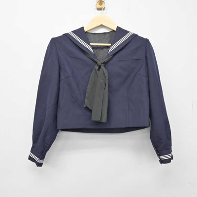 【中古】東京都 八潮高等学校 女子制服 3点 (セーラー服・スカート) sf050919