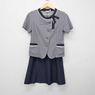 【中古】 事務服 女子制服 2点 (シャツ・スカート) sf050928