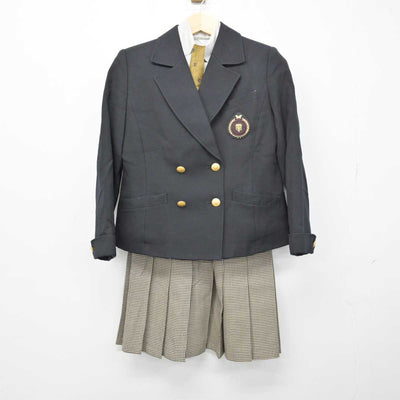 【中古】福島県 平商業高等学校 女子制服 5点 (ブレザー・シャツ・スカート) sf050934