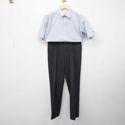 【中古】福島県 湯本高等学校 男子制服 2点 (シャツ・ズボン) sf050940