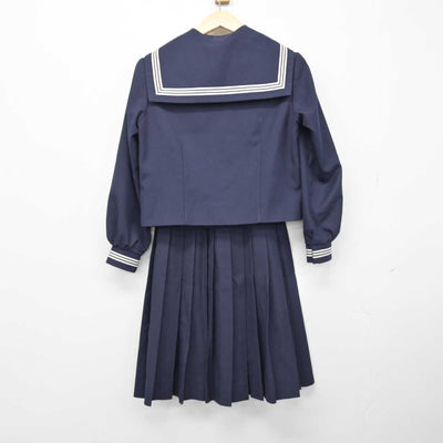 【中古】千葉県 袖ケ浦市平川中学校 女子制服 5点 (セーラー服・スカート・スカート) sf050947