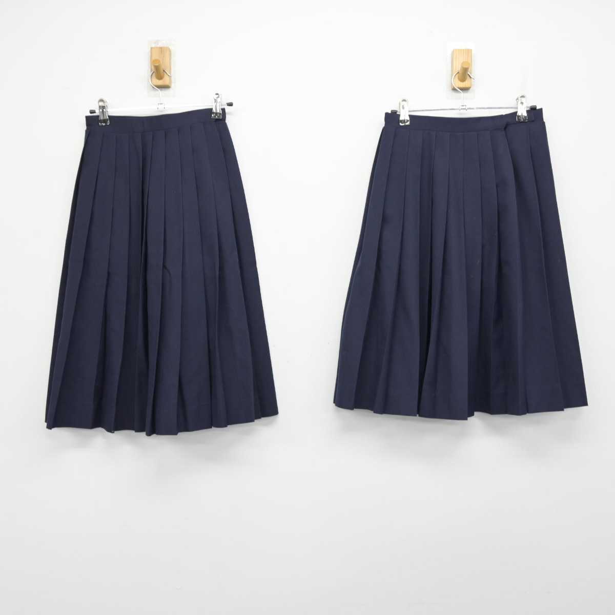 【中古】千葉県 袖ケ浦市平川中学校 女子制服 5点 (セーラー服・スカート・スカート) sf050947