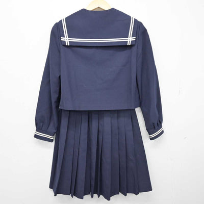 【中古】広島県 栗原中学校 女子制服 3点 (セーラー服・スカート) sf050957