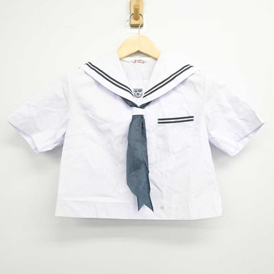 【中古】広島県 栗原中学校 女子制服 3点 (セーラー服・スカート) sf050958