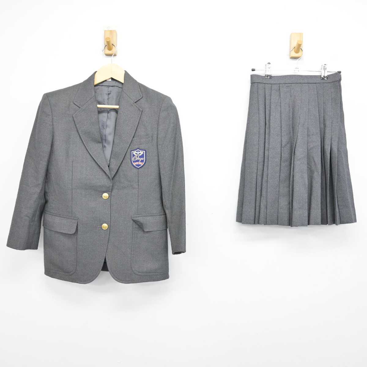 【中古】東京都 鷗友学園女子高等学校 女子制服 2点 (ブレザー・スカート) sf050961