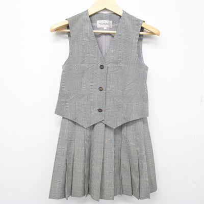 【中古】東京都 鷗友学園女子高等学校 女子制服 2点 (ベスト・スカート) sf050965