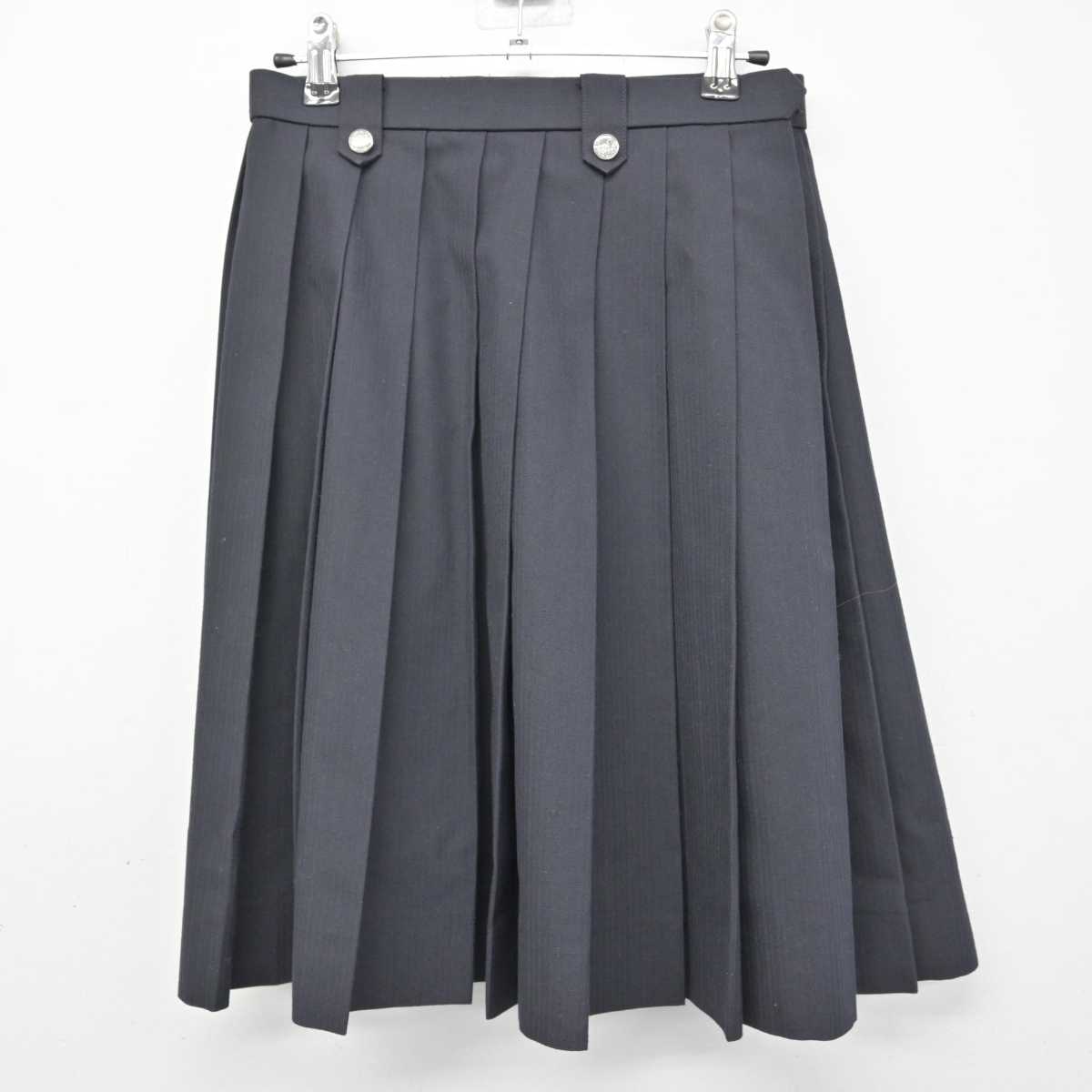 【中古】兵庫県 鳴尾高等学校 女子制服 3点 (ブレザー・シャツ・スカート) sf050971