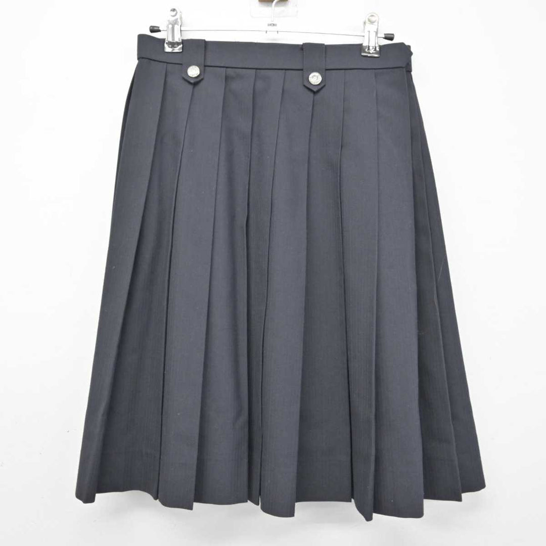 中古】兵庫県 鳴尾高等学校 女子制服 4点 (シャツ・ベスト