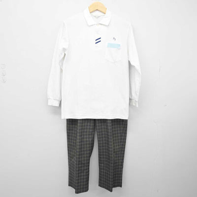 【中古】広島県 東畑中学校 男子制服 2点 (シャツ・ズボン) sf050977