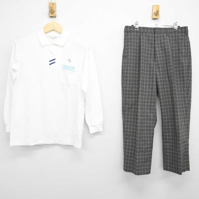 【中古】広島県 東畑中学校 男子制服 2点 (シャツ・ズボン) sf050977