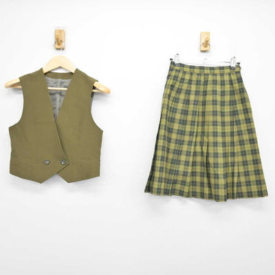 【中古】神奈川県 桐蔭学園高等学校/旧制服 女子制服 2点 (ベスト・スカート) sf050981