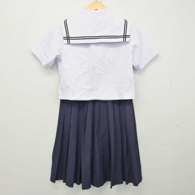 【中古】広島県 栗原中学校 女子制服 3点 (セーラー服・スカート) sf050984