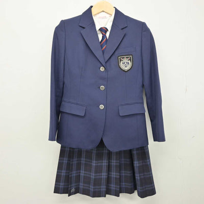 【中古】広島県 御調高等学校 女子制服 5点 (ブレザー・シャツ・ニット・スカート) sf050986