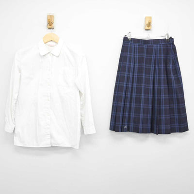 【中古】広島県 御調高等学校 女子制服 2点 (シャツ・スカート) sf050987