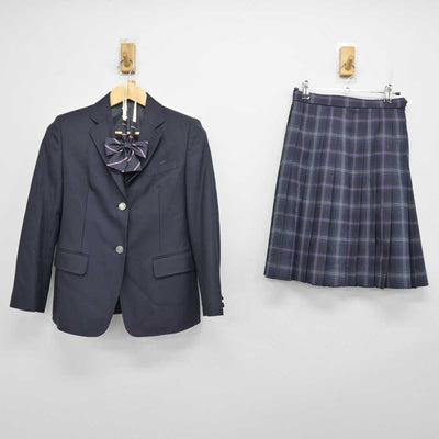 【中古】 飛鳥未来きずな高等学校 女子制服 4点 (ブレザー・スカート) sf050992