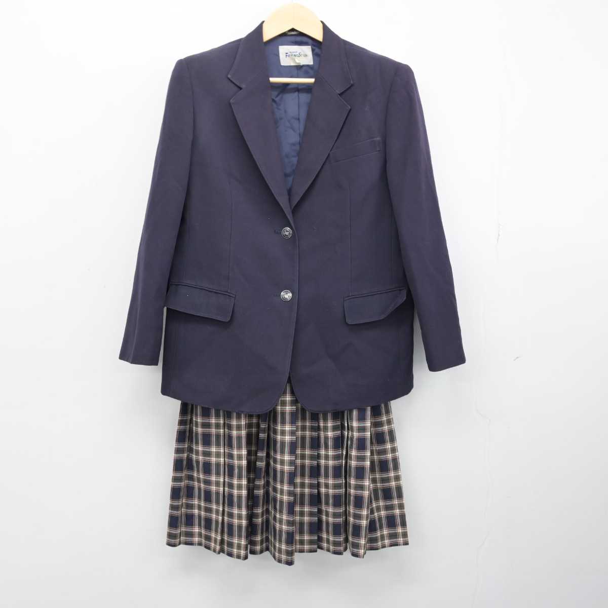 【中古】千葉県 木更津第二中学校 女子制服 2点 (ブレザー・スカート) sf050995