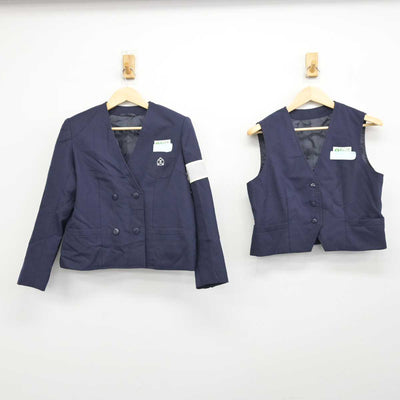 【中古】千葉県 館山市立第三中学校 女子制服 3点 (ブレザー・ベスト・スカート) sf050996