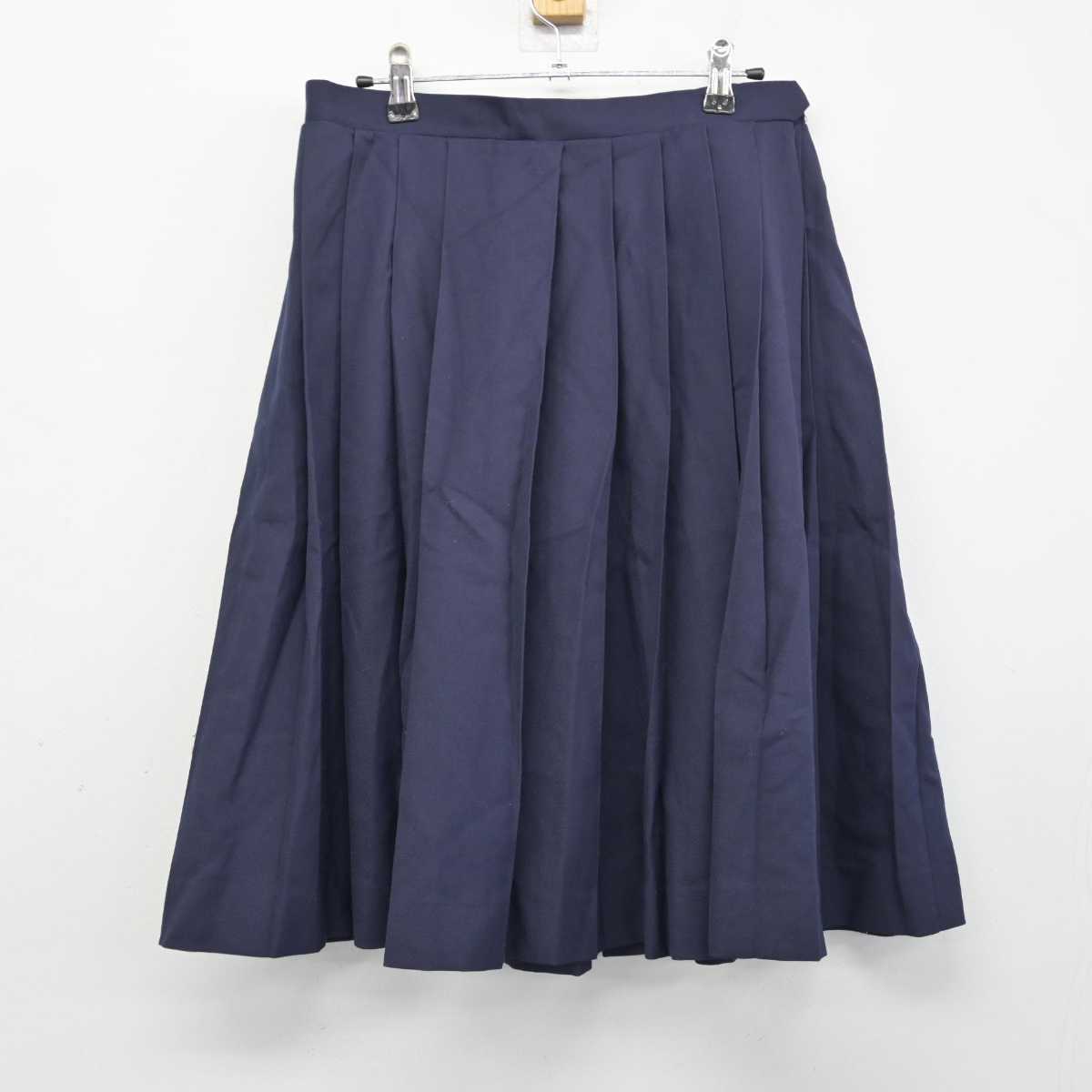 【中古】千葉県 館山市立第三中学校 女子制服 3点 (ブレザー・ベスト・スカート) sf050996