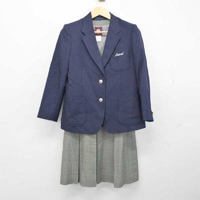 【中古】千葉県 周西中学校 女子制服 3点 (ブレザー・ベスト・スカート) sf050999