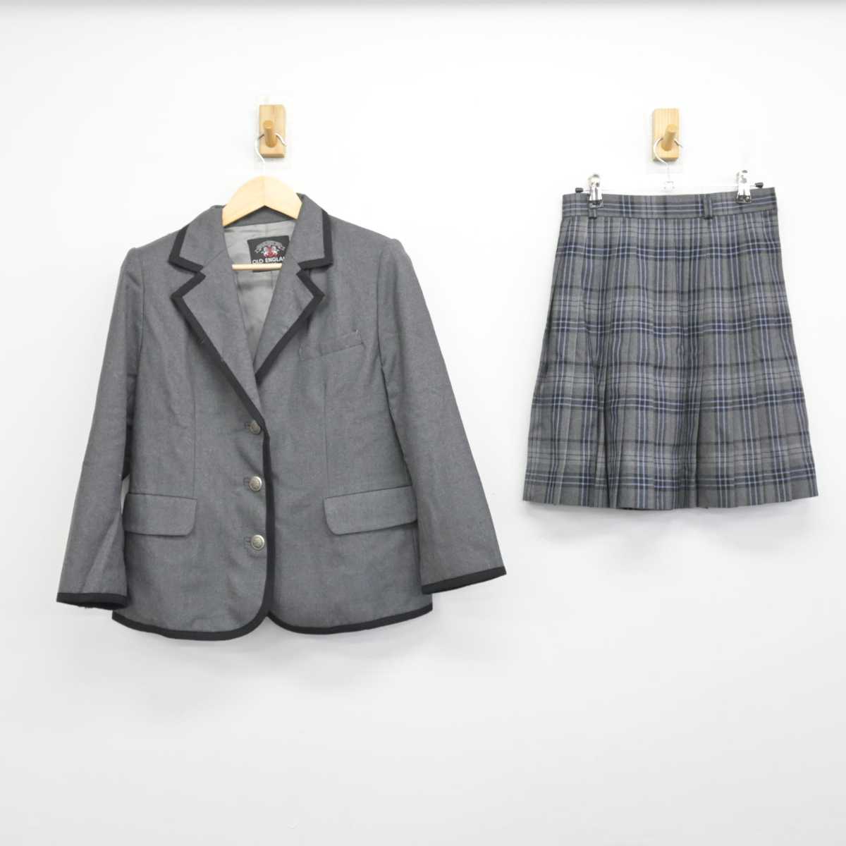 【中古】東京都 順心女子学園高等学校(旧制服) 女子制服 2点 (ブレザー・スカート) sf051004